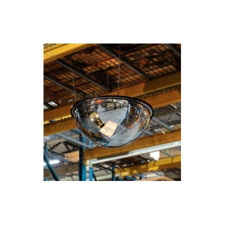 Vision Metalizers Full Dome Acrylic Mirror Indoor 26 Dia. 360 Degree Viewing Angle DPB2600(NR25236A)